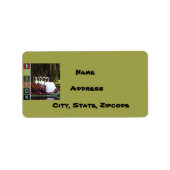 夏のスワンボート – ボストン ラベル (正面)