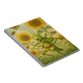 夏のセレナーデ: 陽気なカエルのバイオリン奏者 ノートブック (右側)