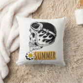 夏のタイポグラフィイラストレーション クッション (ブランケット)