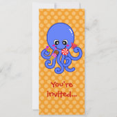 夏のタコ 招待状 (裏面)