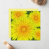 夏のタンポポ ノートカード (正面/裏面インサイチュ)