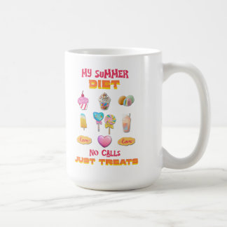 夏のダイエットなんて嘘だよ、お菓子しか勝たん コーヒーマグカップ