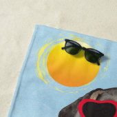 夏のダックスフント ビーチタオル (インサイチュ)