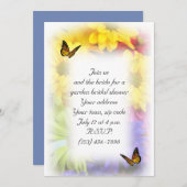 夏のダリア 花の招待状 招待状 (正面/裏面)