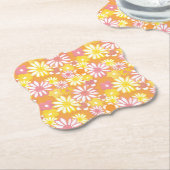 夏のデイジーコースター ペーパーコースター (アングル)