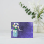 夏のデイジーテーブルカード プレイスカード (スタンド正面)