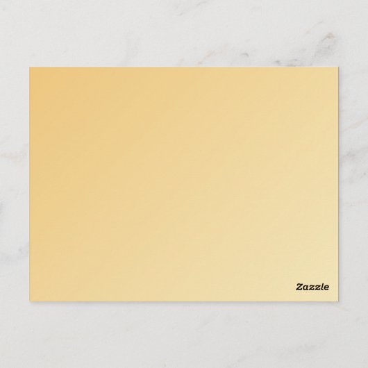 夏のデイジーテーブルカード ポストカード (裏面)