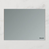 夏のデイジーテーブルカード ポストカード (裏面)