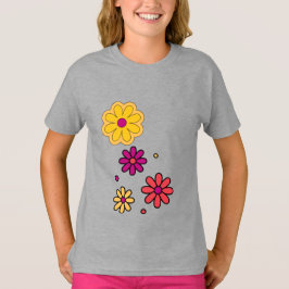 夏のデイジーフローラ女子 Tシャツ