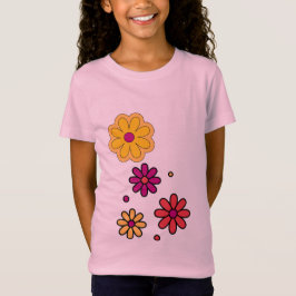 夏のデイジーフローラ女子 Tシャツ