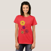 夏のデイジーフローラ女子 Tシャツ (正面フル)