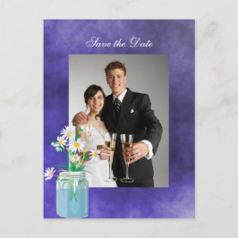 夏のデイジー日付はがきを保存 案内ポストカード