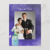 夏のデイジー日付はがきを保存 案内ポストカード (正面)