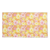 夏のデイジー枕カバー 枕カバー (裏面-左)