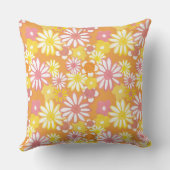 夏のデイジー枕 クッション (裏面)