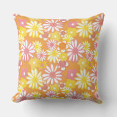 夏のデイジー枕 クッション (正面)