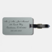 夏のデイジー ラゲッジタグ (裏面横)