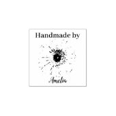 夏のデイジー「手作り」 ラバースタンプ (インプリント)