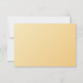 夏のデイジーRSVPカード 出欠カード (裏面)