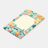 夏のデザイン事後対応®メモ、4" x 6" ポストイット (アングル)