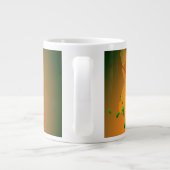 夏のデザイン ジャンボコーヒーマグカップ (裏面)