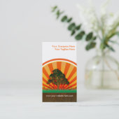 夏のデザイン 名刺 (スタンド正面)