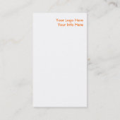 夏のデザイン 名刺 (裏面)