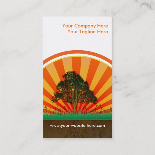 夏のデザイン 名刺 (正面)