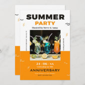 夏のトレンド招待状 招待状 (正面/裏面)