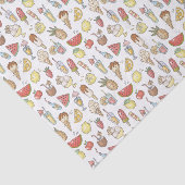夏のトロピカルスイーツパターン 薄葉紙 (詳細)