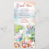 夏のトロピカルドリンクメニュー メニュー (裏面)