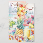 夏のトロピカルドリンクメニュー メニュー (正面/裏面)