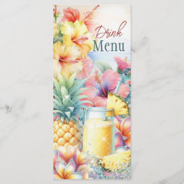 夏のトロピカルドリンクメニュー メニュー