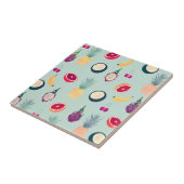 夏のトロピカルフカラフルルーツミント タイル (側面)