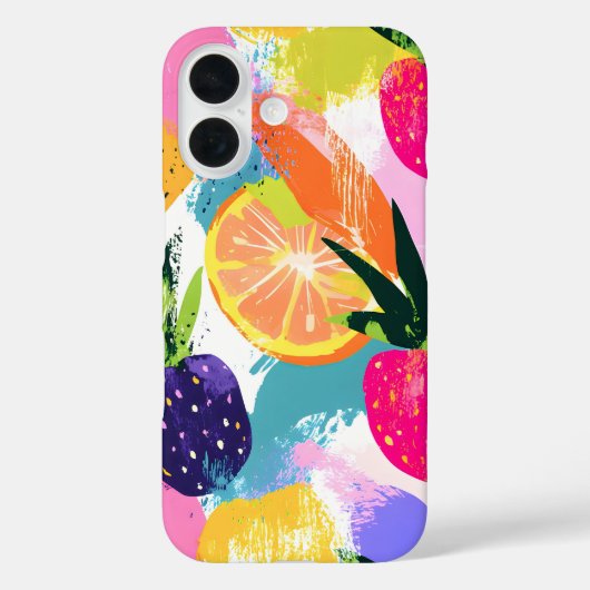 夏のトロピカルフルーツフェスタ Case-Mate iPhoneケース (裏面)