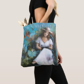 夏のトートバックの"秘密庭"の不精な日 トートバッグ (クローズアップ)