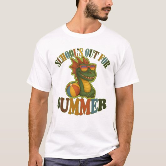 夏のドラゴンを目指す学校 Tシャツ (正面)