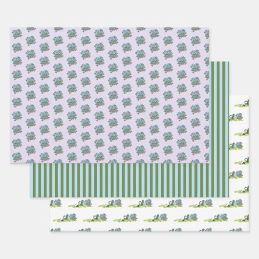 夏のドリス  ラッピングペーパーシート (セット)