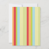 夏のドリンク招待状 招待状 (裏面)