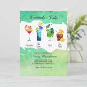 夏のドリンク招待状 招待状 (スタンド正面)