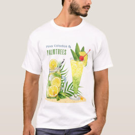 夏のドリンク Tシャツ