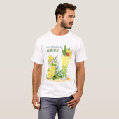 夏のドリンク Tシャツ (正面フル)