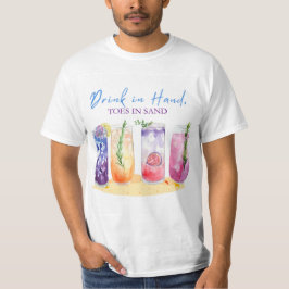 夏のドリンク Tシャツ
