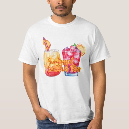 夏のドリンク Tシャツ (正面)