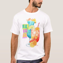 夏のドリンク Tシャツ