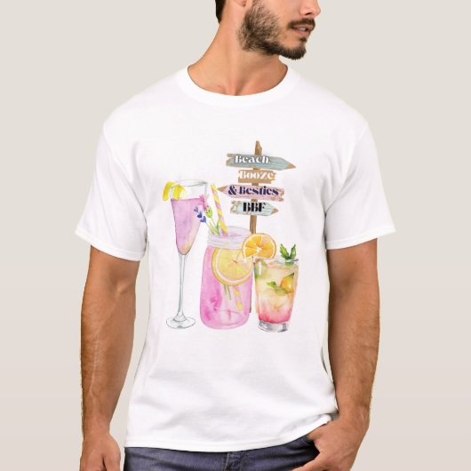 夏のドリンク Tシャツ (正面)