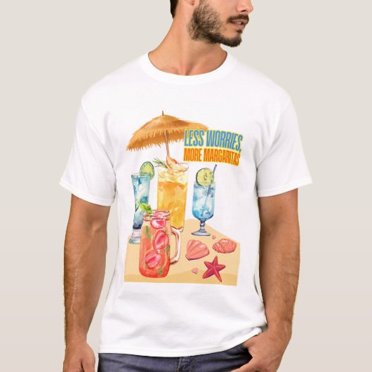 夏のドリンク Tシャツ (正面)
