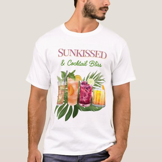夏のドリンク Tシャツ (正面)