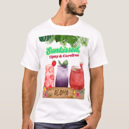 夏のドリンク Tシャツ