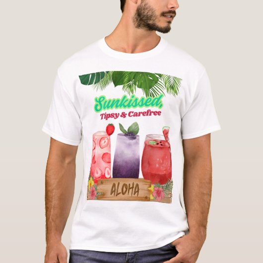夏のドリンク Tシャツ (正面)